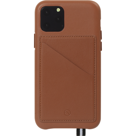 Coque iPhone 11 Pro Elysée en Cuir avec Bandoulière Cognac Artefakt