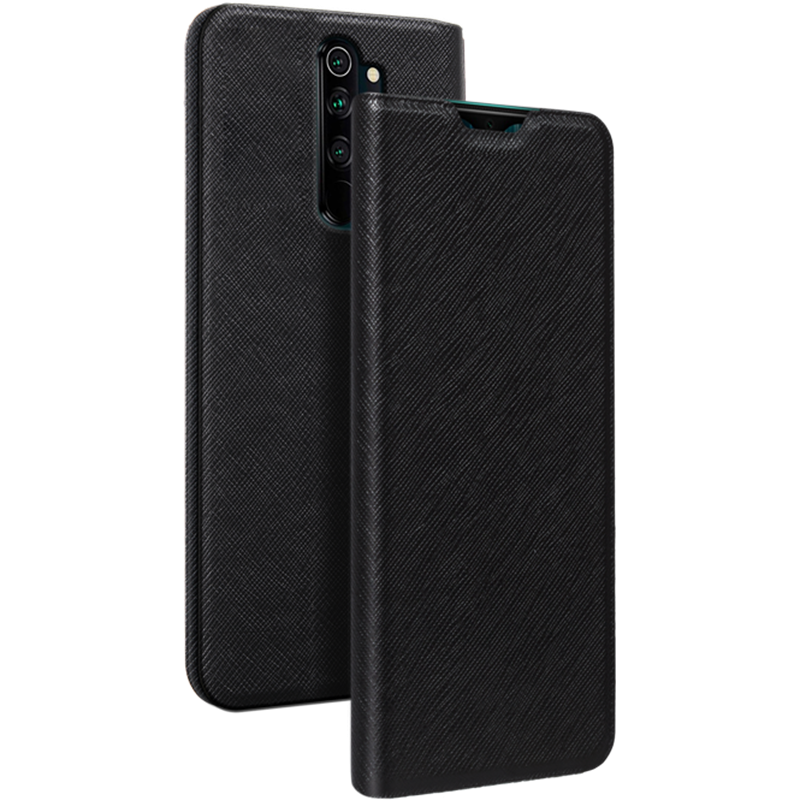 Etui Folio Xiaomi Redmi Note 8 Pro Noir - Porte-carte intégré Bigben