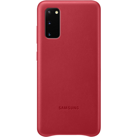 Coque en Cuir pour Samsung G S20 Bordeaux Samsung