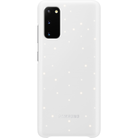 Coque avec affichage LED Blanche pour Samsung G S20 Samsung