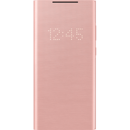 Folio LED View Cover Or Rose pour Samsung G Note 20 Samsung