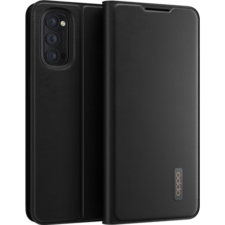 Folio Flip Cover Noir pour Oppo Reno 4 Pro Oppo