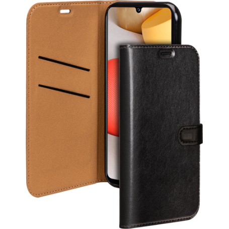 Etui Folio Wallet Samsung G A42 5G Noir - Fermeture avec languette aim
