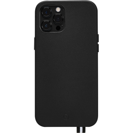Coque iPhone 12 / 12 Pro Elysée en Cuir full covering Noire Artefakt