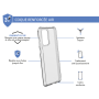 Coque Renforcée Samsung G A72 4G AIR Transparente - Garantie à vie For