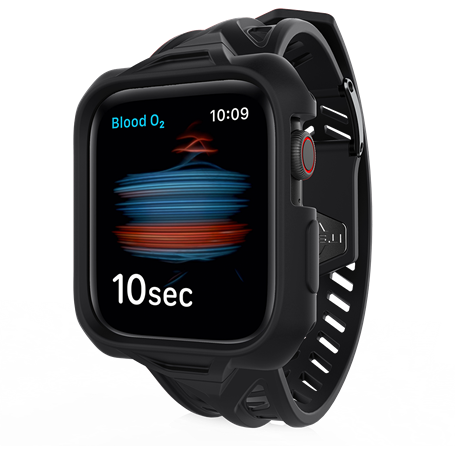 Bracelet Spectrum pour Apple Watch 42-44mm 42-44 mm Noir Itskins