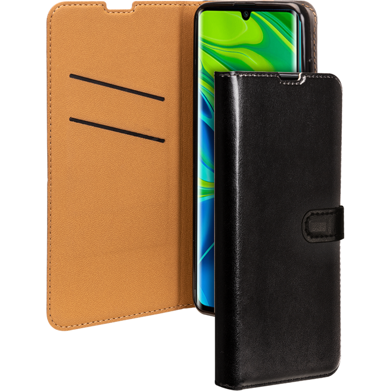 Etui Folio Wallet Xiaomi Redmi Note 10 5G Noir - Fermeture avec languette