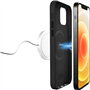 Coque Compatible MagSafe SKYMAG Noir pour iPhone 12 / 12 Pro Puro