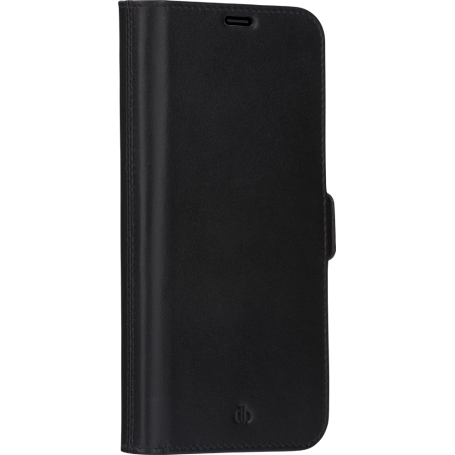 Folio 2 en 1 iPhone 13 Lynge en Cuir Noir DBramante1928