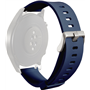Bracelet Silicone Icon pour Universel 22mm Bleu Puro