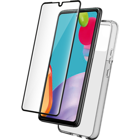 Pack G A53 5G Accessoires Coque Transparente + Verre trempé Bigben
