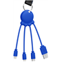 Câble 3 en 1 Octopus Ecoresponsable USB A/micro USB & USB C & Lightnin