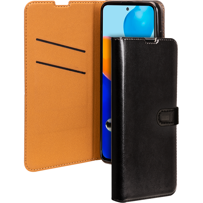 Etui Folio Wallet Xiaomi Redmi Note 11S 5G Noir - Fermeture avec langu