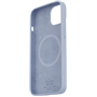Coque iPhone 14 Plus Silicone Icon Compatible MagSafe Bleue Puro
