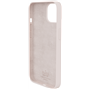 Coque iPhone 14 Plus Silicone Icon Compatible MagSafe Rose Puro