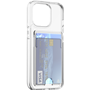 Coque iPhone 14 Pro Hybride avec porte-carte intégré Transparente Bigb