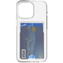 Coque iPhone 14 Pro Hybride avec porte-carte intégré Transparente Bigb