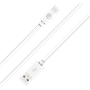 Câble USB A/USB C 2m Blanc - 3A - 100% Plastique recyclé Bigben