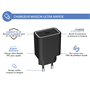 Chargeur maison USB C 25W Power Delivery Noir - Garanti à vie Force Po