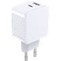 Double Chargeur maison USB A+C 32W (12+20W) Power Delivery Blanc - 100