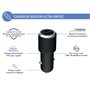 Double Chargeur voiture 37W (12+25W) Power Delivery Noir - Garanti à v
