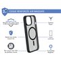 Coque Renforcée iPhone 15 AIR FROST Compatible MagSafe Frost Noire - G