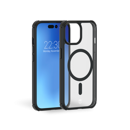 Coque Renforcée iPhone 15 Plus AIR FROST Compatible MagSafe Frost Noir