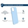Coque Renforcée iPhone 15 Plus Silicone Compatible MagSafe Bleu Ciel -