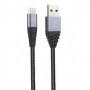 Tiger Power Câble Ultra Resistant USB-A Micro-USB 2M Gris