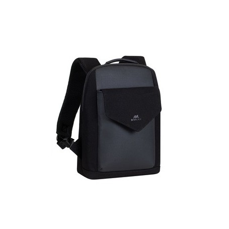 Cardiff Sac A Dos Noir Urbain En Toile 13.3"