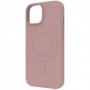 Magsafe Soft Touch Rose Poudre iPhone 15