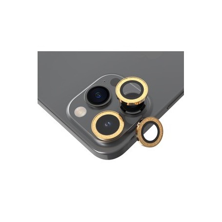 Camera Rings Gold Diamond iPhone 15 Pro/15 Pro Max
