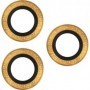 Camera Rings Gold Diamond iPhone 15 Pro/15 Pro Max