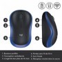 Logitech M185 souris Ambidextre RF sans fil Optique 1000 DPI