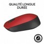 Logitech M171 Red-K souris Ambidextre RF sans fil Optique 1000 DPI