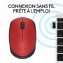 Logitech M171 Red-K souris Ambidextre RF sans fil Optique 1000 DPI
