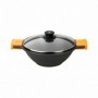 Poêle BRA Braisogona_A272028 Noir Noir/Orange Métal Aluminium Ø 24 cm Ø 28 cm