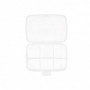 Boîte à compartiments Transparent Plastique 21,5 x 8 x 14,6 cm (12 Unités)