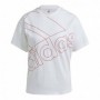 T-Shirt à manches courtes femme Adidas Giant Logo Blanc