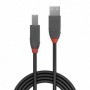 Lindy 36677 câble USB 10 m USB 2.0 USB A USB B Noir, Gris, Rouge