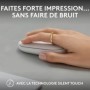 Souris - Sans fil - Logitech - Pebble Mouse 2 M350s - Blanc