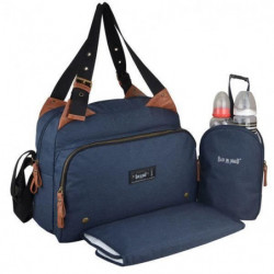 Baby on board-sac a langer -sac titou bleu denim - 2 compart 85,99 €