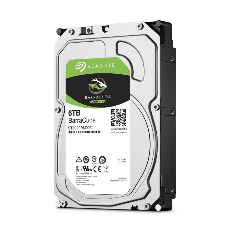 Image secondaire de Seagate - Disque dur Interne HDD - BarraCuda - 6To - 5 400 tr/min - 3.5