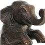 Figurine Décorative DKD Home Decor Métal Résine Eléphant (30 x 12 x 37