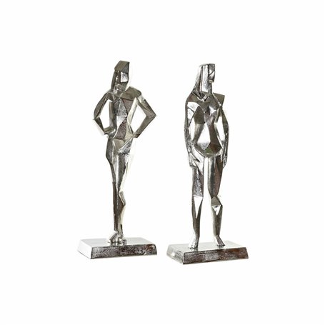 Figurine Décorative DKD Home Decor 8424001856480 23 x 13 x 62 cm Argen