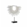Figurine Décorative DKD Home Decor Fer Plume Coquillages (42 x 9.5 x 4
