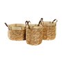 Set de basket DKD Home Decor Bambou Tropical 40 x 40 x 24 cm