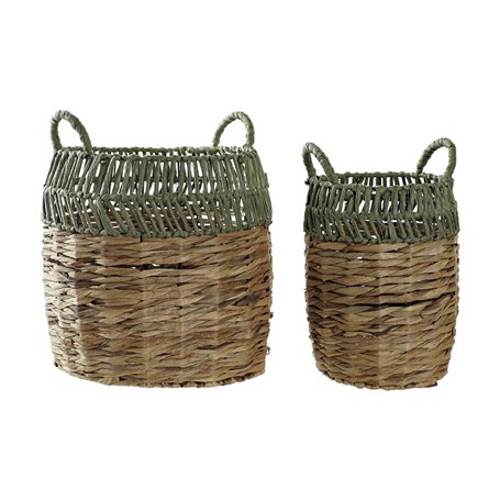 Set de basket DKD Home Decor Rotin (33 x 33 x 40 cm)