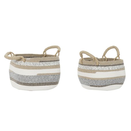 Set de basket DKD Home Decor 30 x 30 x 20 cm Jute Boho