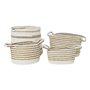 Set de basket DKD Home Decor 36 x 36 x 34 cm Boho (4 Pièces)